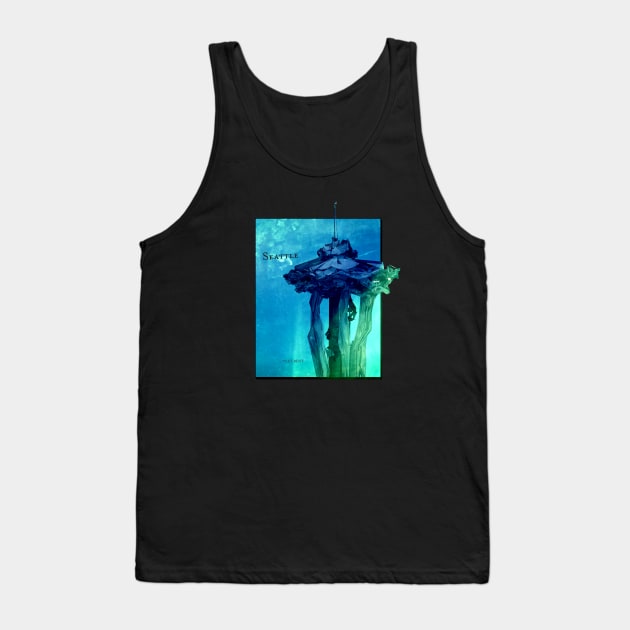 Seattle - "Get Bent" Tank Top by RyanJGillDesigns